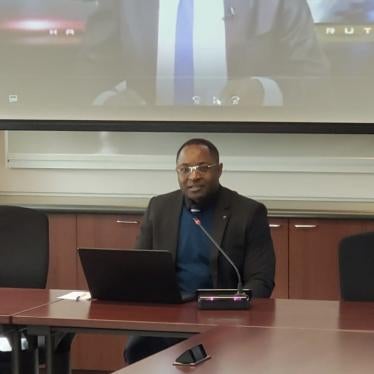 Abdul Karim Ali speaking at a conference