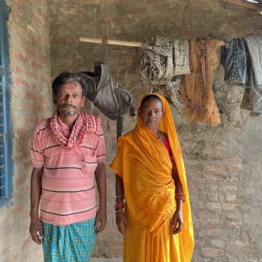Parents of a deceased migrant worker in Nepal. 