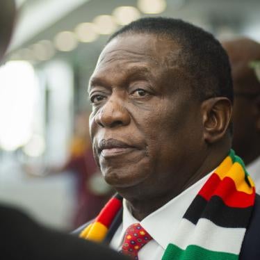 Zimbabwe's president Emmerson Mnangagwa.