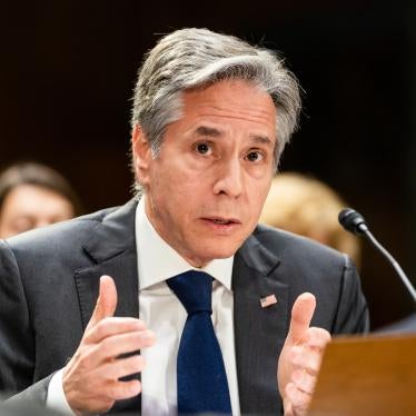 Antony Blinken, US secretary of state, speaks during a Senate Appropriations Committee hearing in Washington, DC, May 16, 2023. 