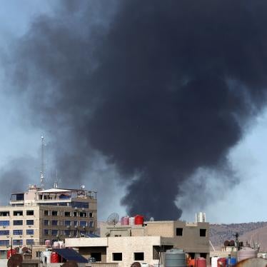 Smoke rises from Syria's Kurdish-controlled northeast city of Qamishli, Syria October 5, 2023. 