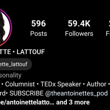 Screenshot of journalist Antoinette Lattouf's Instagram page.
