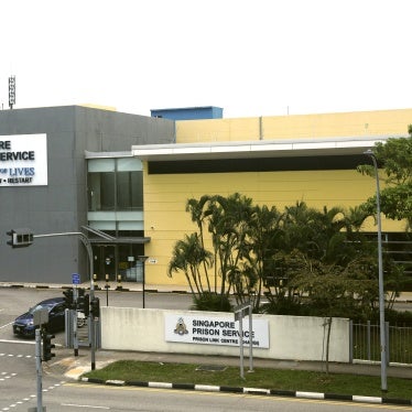 Singapore Prison Service visitor entrance, April 26, 2023.
