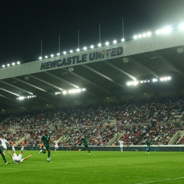 Saudia Arabia plays Costa Rica at St James' Park, Newcastle, UK, September 8, 2023. 