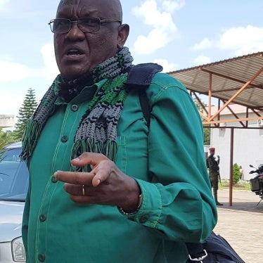 Brigadier General Frank Rusagara arrives at the court to appeal their 2016 conviction on charges including tarnishing the government’s image and inciting insurrection, in Kigali, Rwanda, on December 27, 2019.