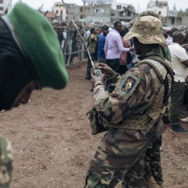 M23 fighters at the Stade de l'Unité in Goma, Democratic Republic of Congo, February 6, 2025.