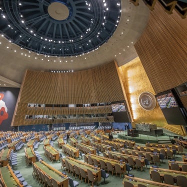 The UN General Assembly Hall, New York, September 24, 2024. 