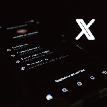 X rolled out a new feature called ''About your account'' as seen displayed on iPhone, November 23, 2025.