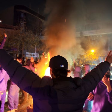 Fires are lit as protesters demonstrate in Tehran, Iran, on January 8, 2026. 