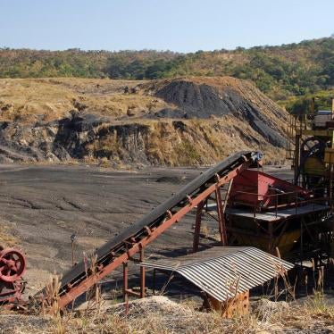Mining machinery left behind at Eland coal mine at Mwabulambo after closure in 2015. 