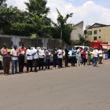 18 people were arrested in Goma, in eastern Democratic Republic of Congo, during a peaceful demonstration organized by the youth movement Lutte pour le Changement (LUCHA) on March 15, 2016. They were released without charge on March 19.