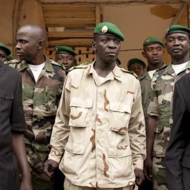 Former Mali coup leader General Amadou Haya Sanogo in Kati, Mali, April 9, 2012.