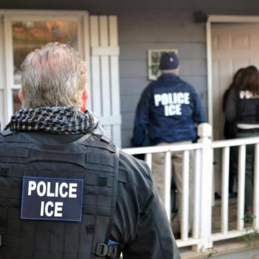 U.S. Immigration and Customs Enforcement (ICE) officers conduct a targeted enforcement operation in Atlanta, Georgia, U.S. on February 9, 2017. 
