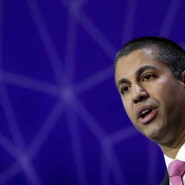 Ajit Pai, US FCC Chair, at Mobile World Congress, February 28, 2017.