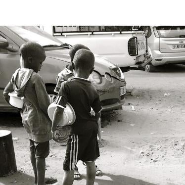 Talibés begging in downtown Dakar, Senegal, May 11, 2017. 