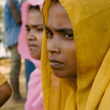 A Rohingya woman in a camp in Bangladesh