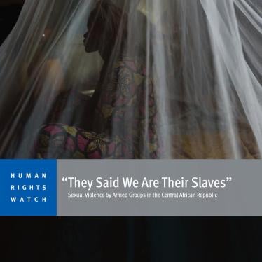 Cover for Central African Republic Report