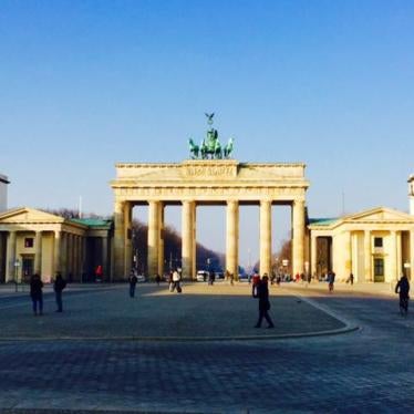 Brandenburg Gate in Berlin, Germany, December 12, 2016 