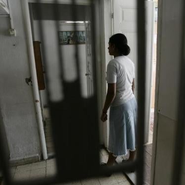 A migrant domestic worker in a shelter east of Beirut, Lebanon, March 15, 2010. 