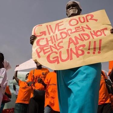 Women from more than forty South Sudanese womens organizations carry placards during march through the city to express the frustration and suffering that women and children face in Juba, South Sudan on December 9, 2017.  