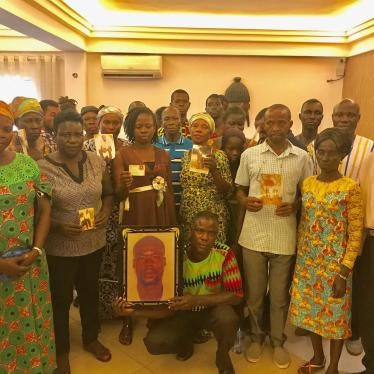 Families of massacre victims, in Kumasi Ghana, April 2018.