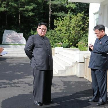 Kim Jong Un visits the Chemical Material Institute of the Academy of Defense Science in Pyongyang, August 23, 2017.