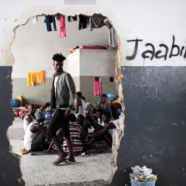 Migrant detention center in the Tripoli suburb of Tajoura.
