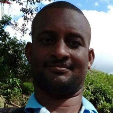 José Jair Cortes, a community leader from the southwestern municipality of Tumaco who was murdered on October 17, 2017. 