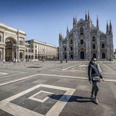 Streets with few people and closed shops mark daily life at the time of COVID-19 Coronavirus in Milan, Italy, March 11, 2020.