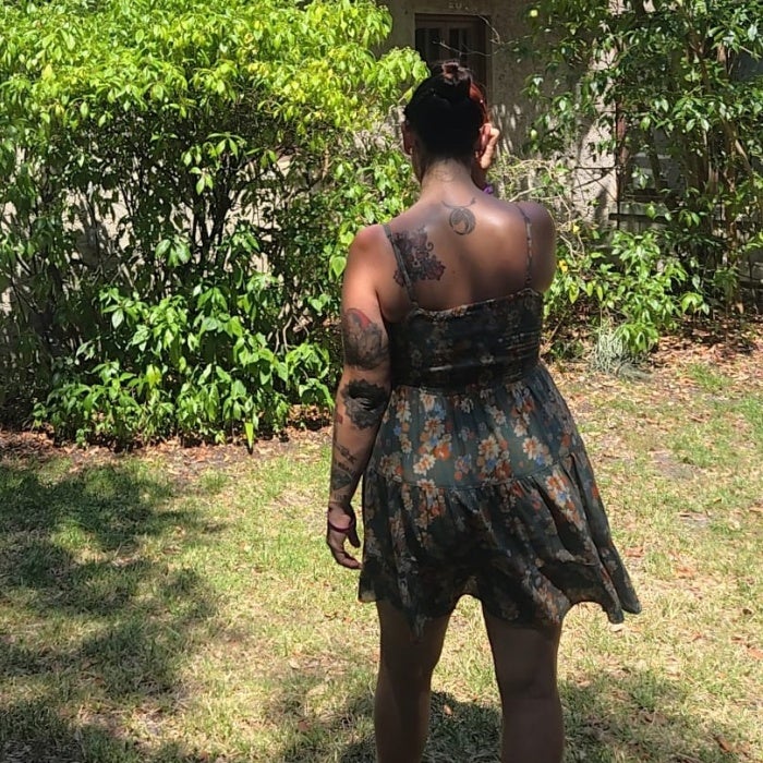 photo of a woman from behind